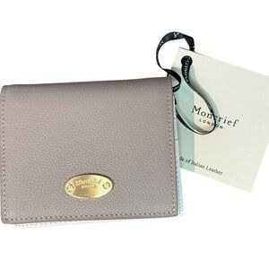 Moncrief London Taupe Leather Wallet